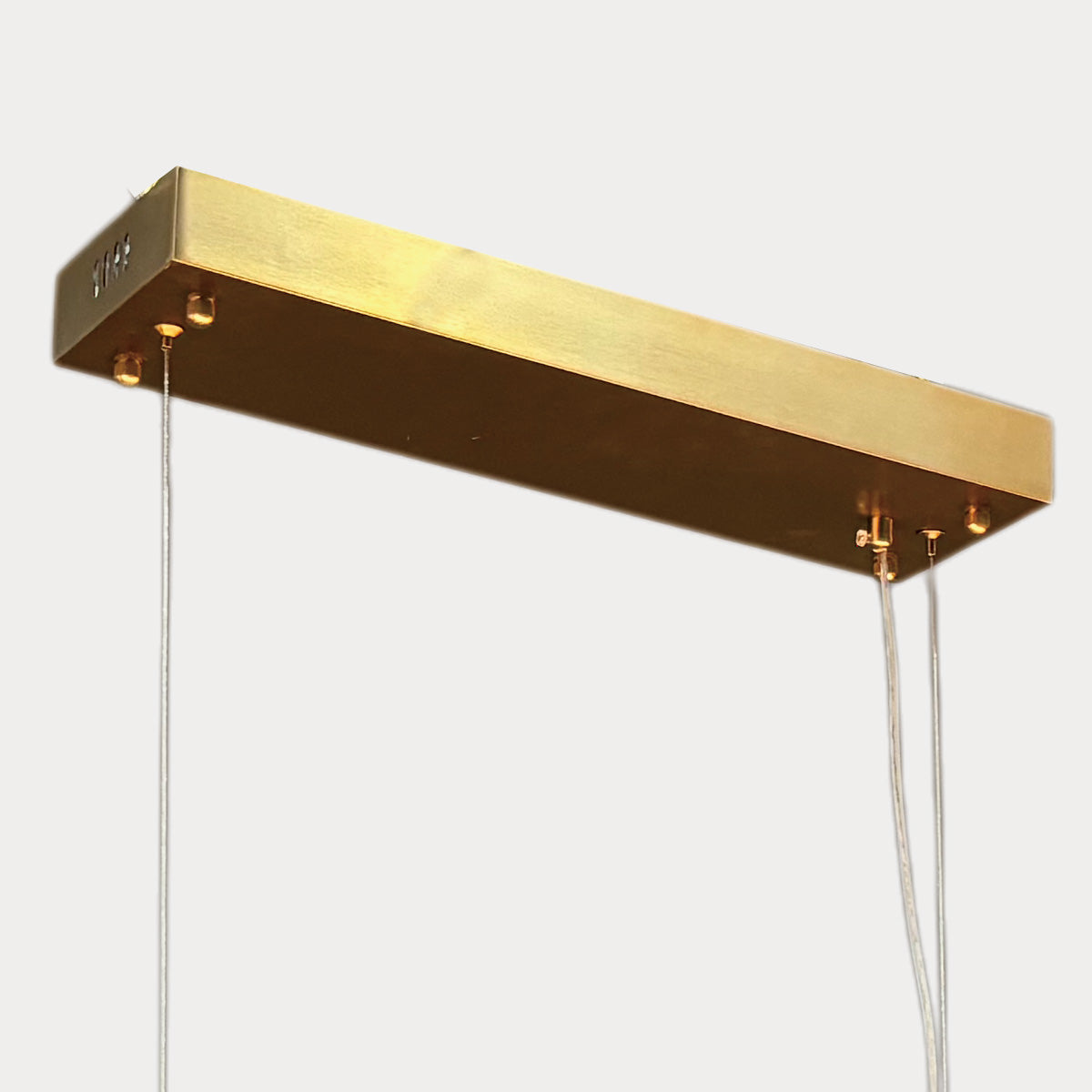 Creative Rectangular Black Illuminated Pendant