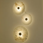 Elegant Alabaster Marble LED Wall Sconce