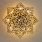 Luxurious Crystal LED Flush Mount