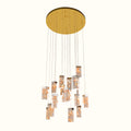 Rainfall Square Cluster Glass Chandelier – Customizable Pendant Lighting