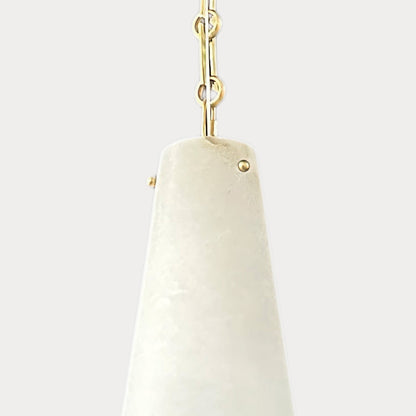 Gold Modern Alabaster Pendant light