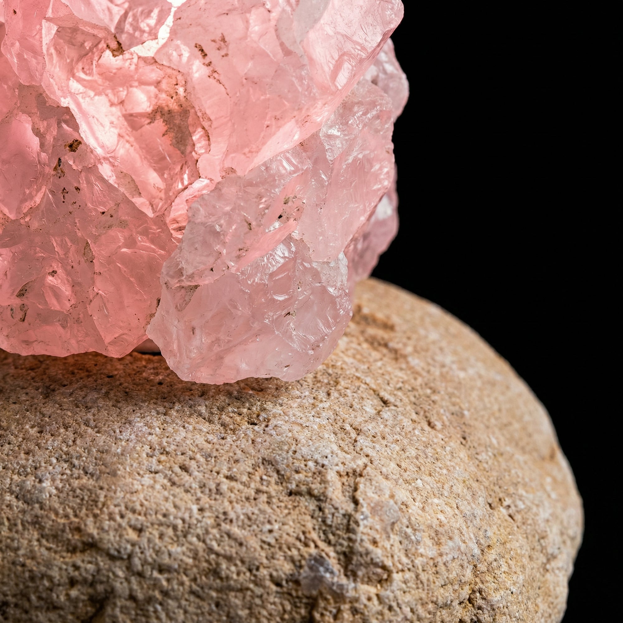 Petra Rosa Crystal Table Lamp - Detail